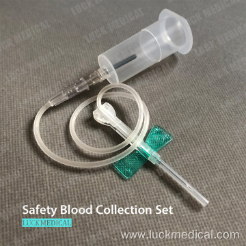 Safety Blood Collection Needle with Pre-Attach Holder CEFDA